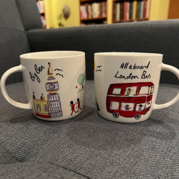 James Sadler Kitchen Set Of 2 London Themed Mugs Poshmark